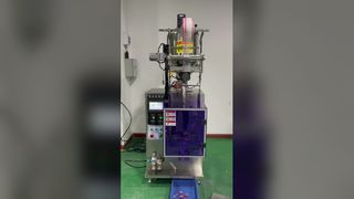 Máquina automática de embalagem de molhos, vedação traseira de 10g, aquecimento e agitação, molho para salada de ketchup