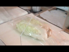 Máquina de empacotamento dos vegetais dos servos motores de preço de fábrica, máquina de empacotamento do ensaque do descanso da batata