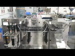 Máquina de embalagem de saquinhos/sacos pequenos pré-fabricados para suco de fruta líquido em duas etapas, polpa, mel, molho de soja