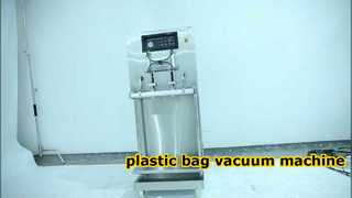 máquina de vácuo de saco plástico
