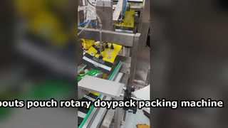 Certificado CE LC-260R 8 estações automatizadas sacos de bico pré-fabricados sucos de máquina de embalagem rotativa, hotpot